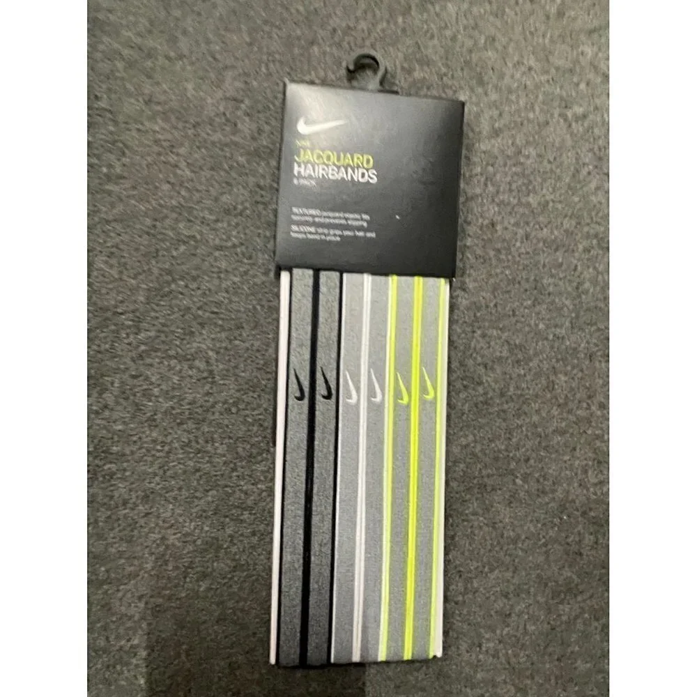 𝅺nike Jacquard Hairbands‎ 6 pack